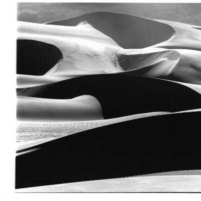Black and White Dune Landscape, Photograph by Robert Werling - Undated 8" x 10" black and white photograph print
