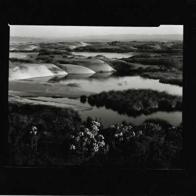 Black and White Dune Landscape, Photograph by David Stroup - Undated 5.5" x 6" black and white photograph print