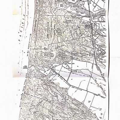 Topographical Map of Nipomo Dunes and Central Coas