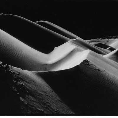 Black and White Dune Landscape, Photograph by Robert Werling - Undated 8" x 10" black and white photograph print