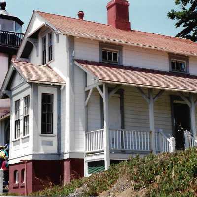 Point San Luis Lighthouse, The Nature Conservancy hike, in photo album from Joyce Hall - Undated 3.5" x 5" color photograph