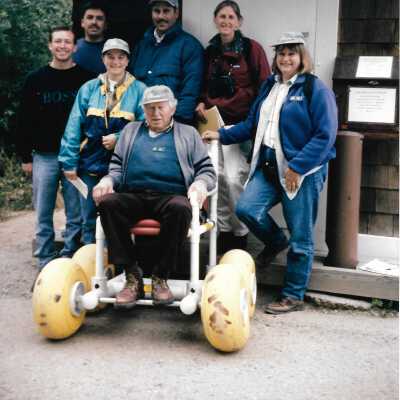 Pecho Coast Trail, The Nature Conservancy Program Graduation, 1996 - 4" x 6" color photograph