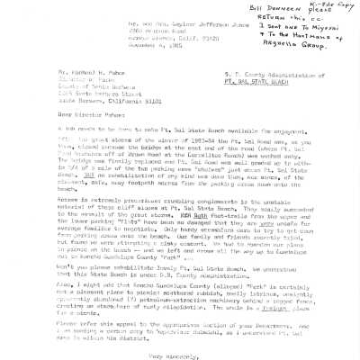 1985. Letter from Kathleen Goddard Jon - November 4
