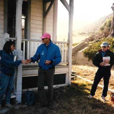 Pecho Coast Trail, The Nature Conservancy Program Graduation, 1996 - 4" x 6" color photograph