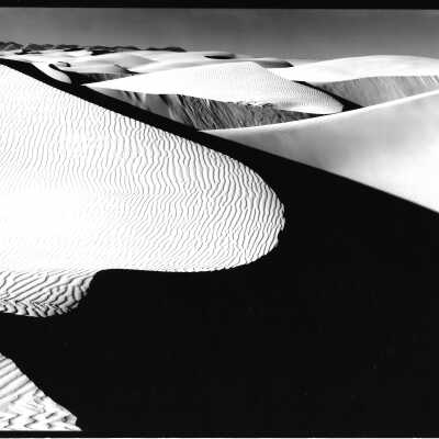 Black and White Dune Landscape, Photograph by Robert Werling - Undated 8" x 10" black and white photograph print