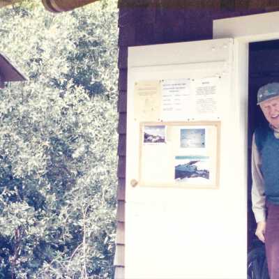 Educational event at Oso Flaco Lake Education Center - Undated 4" x 11.5" color photograph