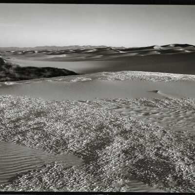 Black and White Dune Landscape, Photograph by David Stroup - Undated 5" x 8" black and white photograph print