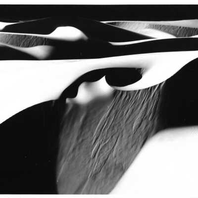 Black and White Dune Landscape, Photograph by Robert Werling - Undated 8" x 10" black and white photograph print