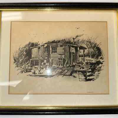 Bert Schievink's Cabin (Framed Photo)