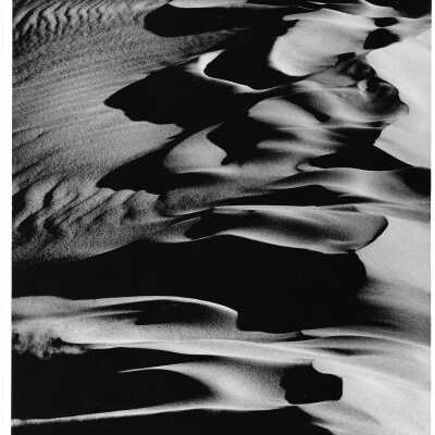 Black and White Dune Landscape, Photograph by Robert Werling - Undated 8" x 10" black and white photograph print