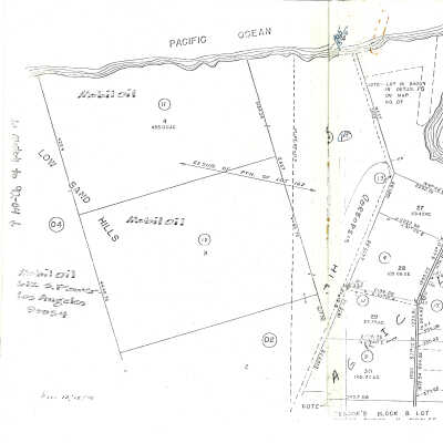 Site Plan of parcels within Rancho Guadalupe San L
