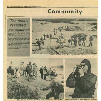 "44 plants barely survive in county" - San Luis Obispo County Telegram-Tribune article - May 12 - 1981
