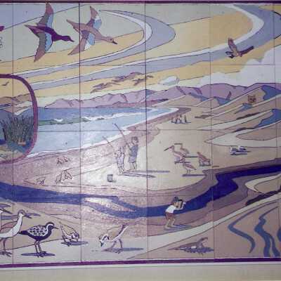 Dunes Discovery  Center mural 11/96.