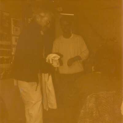 Volunteer Appreciation Party at Dunes Discovery Center July 2000; Don Wood and Richie LeRoy