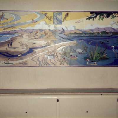 Dunes Discovery  Center mural 11/96.