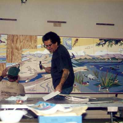 Dunes Discovery  Center mural 11/96.