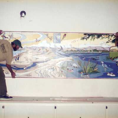 Dunes Discovery  Center mural 11/96.