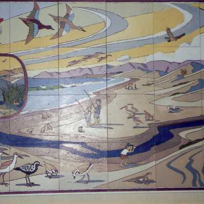 Dunes Discovery  Center mural 11/96.