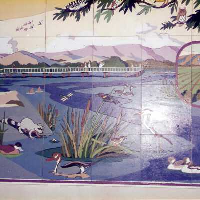 Dunes Discovery  Center mural 11/96.