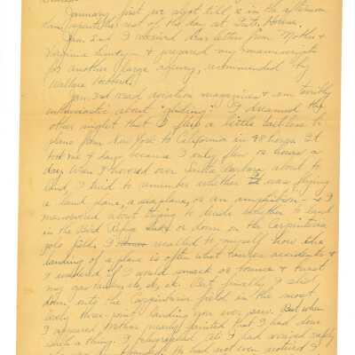 January 22 & 23, 1930, New York City, Letter from Kathleen Ali to W.R. Goddard & Family, letters describe New Years Eve at the Plaza Hotel in New York City, menu from Plaza Hotel included, envelope included