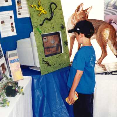 Dunes Center Booth at the San Luis Obispo Botanical Garden Festival May 2001 by R