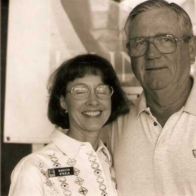 Marilyn Steele and Jack Steele - Volunteer Appreciation Party at Dunes Discovery Center July 2000