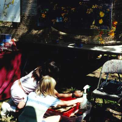 Dunes Center Booth at the San Luis Obispo Botanical Garden Festival May 2001 by R