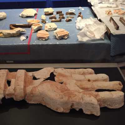 Hand displayed at Hammer Museum during loan in 2016 for "Made in LA" Exhibition for Biennial