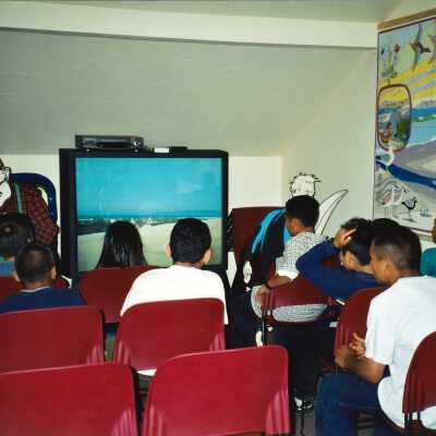 West Newlove Elementary School Field Trip to the Dunes Center and Oso Flaco Lake May 2001; 4" x 6" color photograph