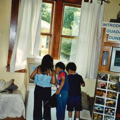 West Newlove Elementary School Field Trip to the Dunes Center and Oso Flaco Lake May 2001; 4" x 6" color photograph