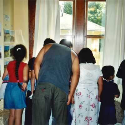 West Newlove Elementary School Field Trip to the Dunes Center and Oso Flaco Lake May 2001; 4" x 6" color photograph