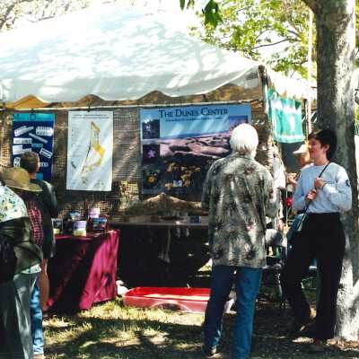 Dunes Center Booth at the San Luis Obispo Botanical Garden Festival May 2001 by R