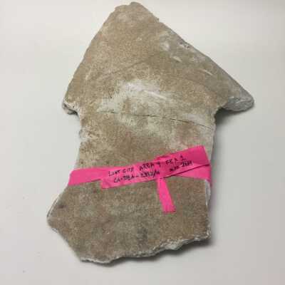 Parts of Albin's (Shpinx) body, no head attached, Ten Commandments