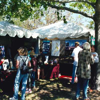 Dunes Center Booth at the San Luis Obispo Botanical Garden Festival May 2001 by R