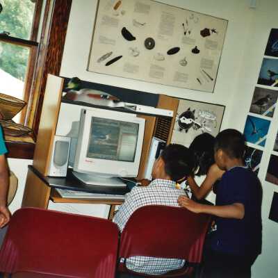 West Newlove Elementary School Field Trip to the Dunes Center and Oso Flaco Lake May 2001; 4" x 6" color photograph