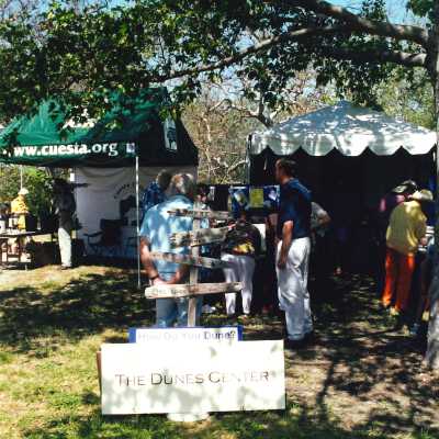 Dunes Center Booth at the San Luis Obispo Botanical Garden Festival May 2001 by R