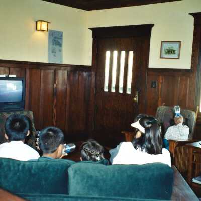 West Newlove Elementary School Field Trip to the Dunes Center and Oso Flaco Lake May 2001; 4" x 6" color photograph