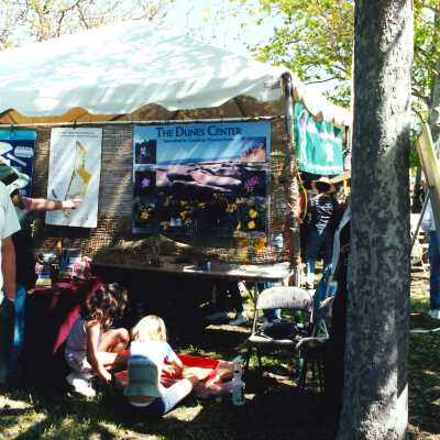 Dunes Center Booth at the San Luis Obispo Botanical Garden Festival May 2001 by R