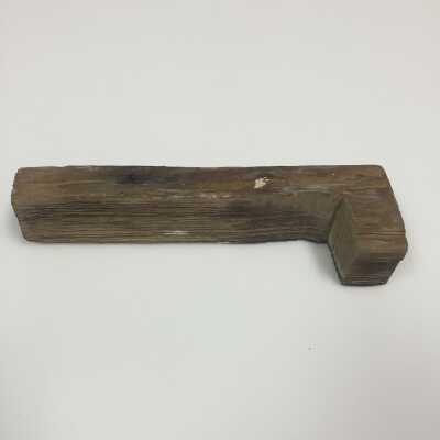 Appears to be stair riser, possibly for front gate, Ten Commandments