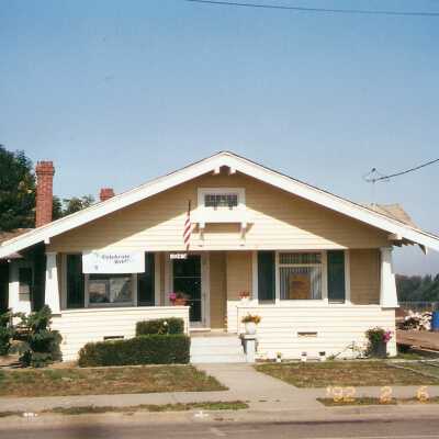 The "Yellow House" during Dunes Center renovation 10/2000