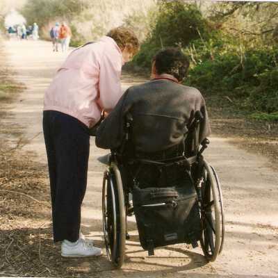 Walk for physically disabled 1994. Grace Beigle.
