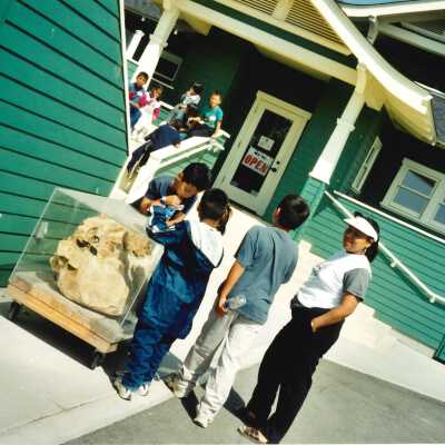 West Newlove Elementary School Field Trip to the Dunes Center and Oso Flaco Lake May 2001; 4" x 6" color photograph
