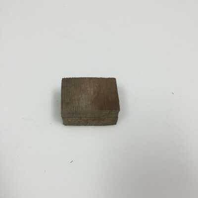Appears to be stair riser, possibly for front gate, Ten Commandments
