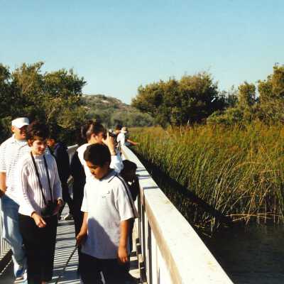 First Junior Docent Training May 2001; 4" x 6" color photograph