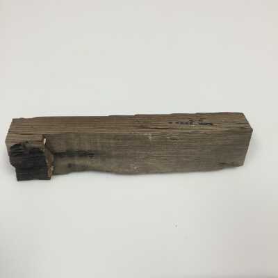 Appears to be stair riser, possibly for front gate, Ten Commandments