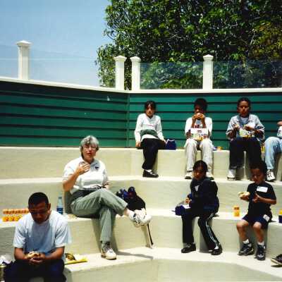 West Newlove Elementary School Field Trip to the Dunes Center and Oso Flaco Lake May 2001; 4" x 6" color photograph