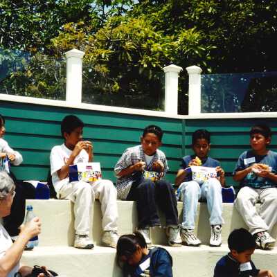 West Newlove Elementary School Field Trip to the Dunes Center and Oso Flaco Lake May 2001; 4" x 6" color photograph