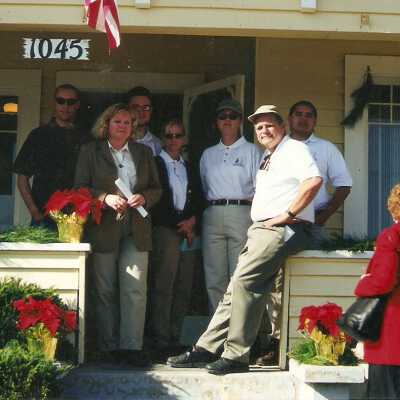 Center for land management staff photos 12/2000. Nathan Krier, Sherry Teresa, David Friesen, Jane Bobb, Tina Snigdewind, Ed Griggs, Redbird Mitchell.