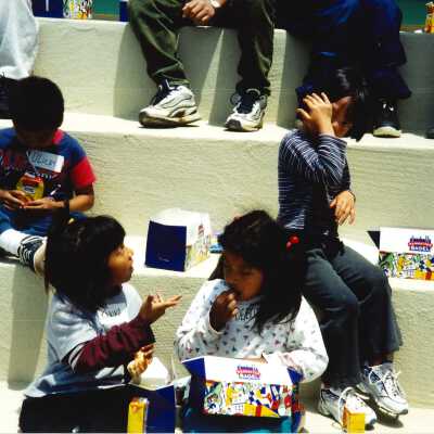 West Newlove Elementary School Field Trip to the Dunes Center and Oso Flaco Lake May 2001; 4" x 6" color photograph