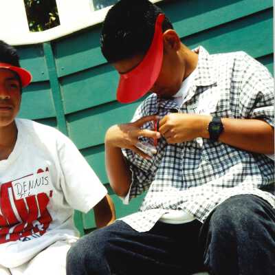 West Newlove Elementary School Field Trip to the Dunes Center and Oso Flaco Lake May 2001; 4" x 6" color photograph